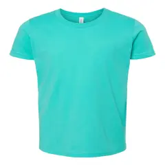 BELLA + CANVAS&reg; Youth Jersey Crew Neck Short Sleeve Tee - 3001Y Teal