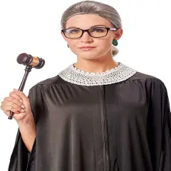 Judge RBG Adult Costume Wig