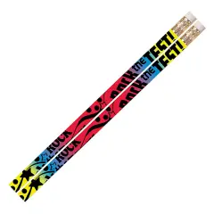 Rock The Test Motivational Pencils, 12 Per Pack, 12 Packs