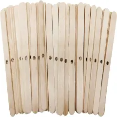 Wooden Candle Wick Holders,Candle Wicks Centering Device,Candle Wick Bars,Wick Holders for Candle Making,Wick Clips for Candles,Candle Centering Tool,120 Pack Burlywood