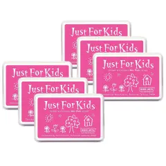 Just for Kids&reg; Ink Pad, Hot Pink, Pack of 6