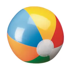 Economy 12" Beach Ball, Inflates to 8" for Ultimate Summertime Fun (Pack of 12)