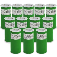 Pack of 12 Premium Matte Tulle Spool of 6-inch X 25 Yards Emerald