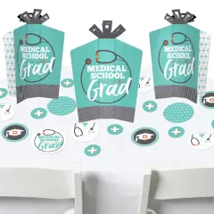Big Dot of Happiness Medical School Grad - Doctor Graduation Party Decor and Confetti - Terrific Table Centerpiece Kit - Set of 30