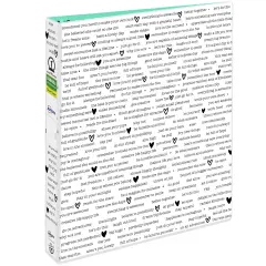 Avery + Amy Tangerine Designer Collection Binder, 1" Round Rings, 175-Sheet Capacity, Find Inspiration (28321)