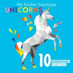 My Sticker Paintings Unicorns-Softcover