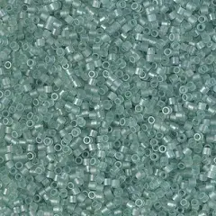 Miyuki Delica Bead 15/0, DBS0385, Matte Sea Glass Green Luster