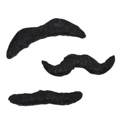 Rhode Island Novelty Adhesive Mustache 3 count