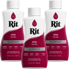 Multipack of 3 - Rit Dye Liquid 8oz-Wine