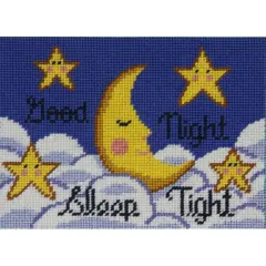 Canoodles- Goodnight Moon- Needlepoint Kit Multicolor