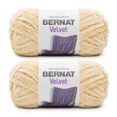 Bernat Velvet Soft Sunshine Yarn - 2 Pack of 300g/10.5oz - Polyester - 5 Bulky - 315 Yards - Knitting/Crochet