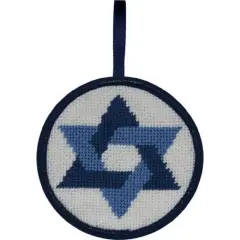 Alice Peterson Stitch-Ups Needlepoint Ornament Kit- Star of David Multicolor