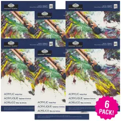 Multipack of 6 - essentials(TM) Acrylic Artist Paper Pad 9"X12"-22 Sheets