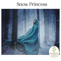 Snow Princess Decoupage and Mixed Media Papers (small)