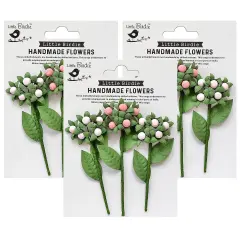 Pack of 3 - Little Birdie Berry Branch 3/Pkg-Celebrate Life