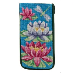 Eyeglass Case - Waterlily - Needlepoint Kit Multicolor