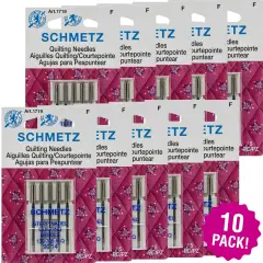 Multipack of 10 - Schmetz Quilt Machine Needles-Size 14/90 5/Pkg