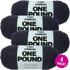 Multipack of 4 - Caron One Pound Yarn-Cape Cod Blue