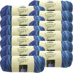 Multipack of 24 - Caron Simply Soft Paints Yarn-Oceana