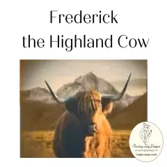 Highland Cow - Frederick Decoupage and Mixed Media Papers (large)
