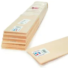 Midwest Products Basswood Sheet 24"-1/4"X4"