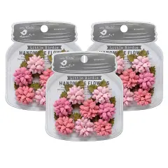 Pack of 3 - Little Birdie Julita Paper Flowers 8/Pkg-Celebrate Life