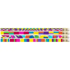 Watercolors Motivational/Fun Pencils, 12 Per Pack, 12 Packs
