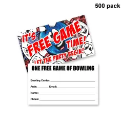 Party Lane Free Game Passes | Exclusive 3 1/2 in x 2 in | Raheev&reg;