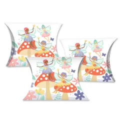 Big Dot of Happiness Let's Be Fairies - Favor Gift Boxes - Fairy Garden Birthday Party Petite Pillow Boxes - Set of 20