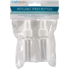Craft Medley Refillable Spray Bottles 2/Pkg-2.6oz