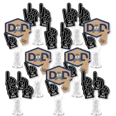 Big Dot of Happiness My Dad is Rad - Father's Day Party Centerpiece Sticks - Showstopper Table Toppers - 35 Pieces