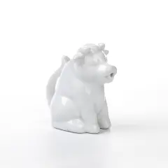 BIA Cordon Bleu Tabletop Creamer Sitting Cow Porcelain White 3 Oz