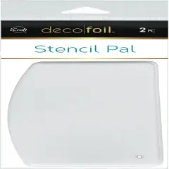 iCraft Deco Foil Stencil Pal 3.75"x5.2"-2/Pkg