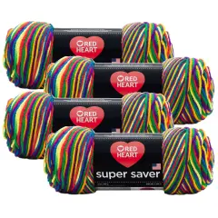 (Pack of 4) Red Heart Super Saver Yarn-Mexicana