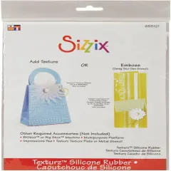 Sizzix BIGkick/Big Shot/Vagabond Texturz Silicone Rubber-7.875"X5.75"X.125"