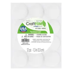 FloraCraft CraftFoM Ball 12/Pkg-1.3"