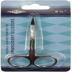 Havel's Double-Curved Embroidery Scissors 3.5"-Silver