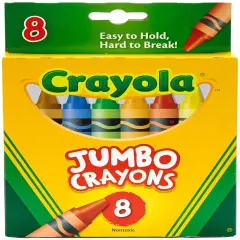 Crayola Jumbo Crayons-8/Pkg