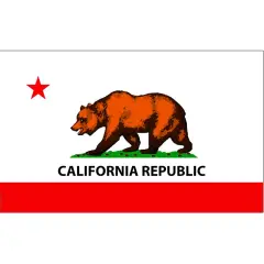 California Flag with Grommets 3ft x 5ft