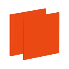 Orange Cast Acrylic Gloss 1/8" (5" x 10")