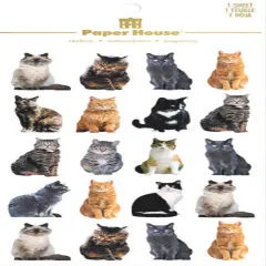 Paper House Mixed Cats Dimensional Stickers