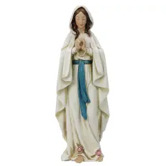 Roman 6." Joseph's Studio Our Lady of Lourdes Figures White