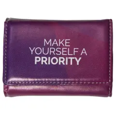 RE-FOCUS THE CREATIVE OFFICE, 7 Day Pill Organizer Box, Inspirational Purple