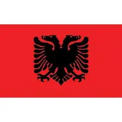 Albania Flag with Grommets 2ft x 3ft