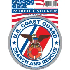 DC0018 U.S.C.G. Search and Rescue Operation Enduring Freedom Sticker (3.5'')