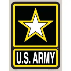 Patriotic US Army Sticker (12")