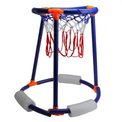 Swim Central 24" Blue and White Tall Boy Basketball Swimming Pool Game Stand