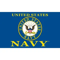 Patriotic United States Navy Flag (3ft x 5ft)
