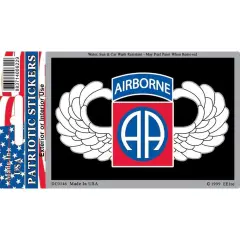 U.S. Army 82ND Airborne Sticker 2-3/4"X4"
