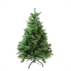 Northlight Pre-Lit Full Ashcroft Cashmere Pine Artificial Christmas Tree - 4.5' - Clear AlwaysLit Lights Green